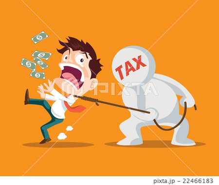 business man and tax.Tie inevitable business man and tax.Tie inevitable 22466183