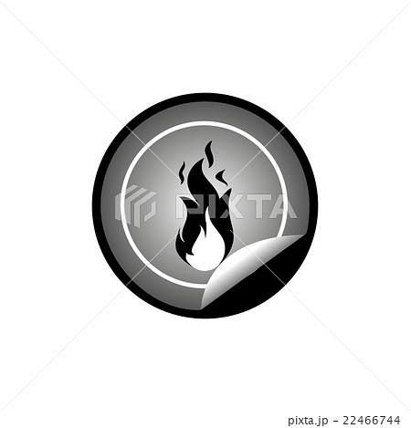 fire sticker on badge fire sticker on badge 22466744