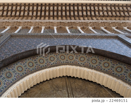 Fragment of Arabesque Architecture, Morocco 22469151