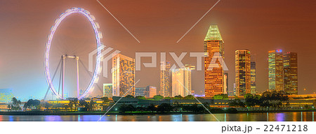 Singapore Skyline and view of Marina Bay Singapore Skyline and view of Marina Bay 22471218