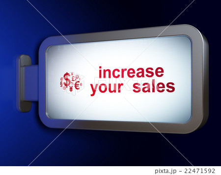 Finance concept: Increase Your Sales and Finance Finance concept: Increase Your Sales and Finance 22471592