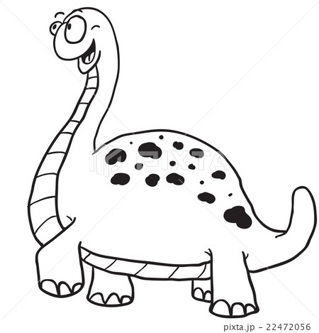 simple black and white dinosaur 22472056