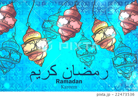 Ramadan Kareem background with lamp Ramadan Kareem background with lamp 22473536