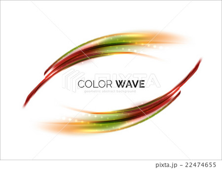 Blurred vector wave design elements 22474655