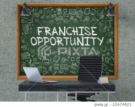 Hand Drawn Franchise Opportunity on Office 22474921
