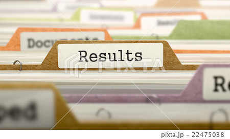 File Folder Labeled as Results. 22475038