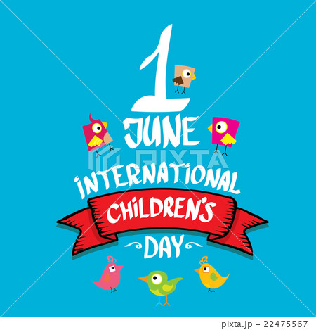 1 june international childrens day background. 22475567
