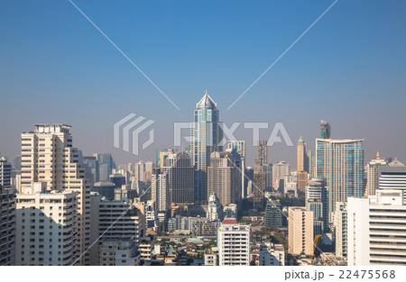 Bangkok skyline at day panorama 22475568