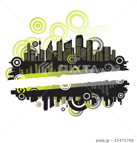 Cityscape, abstract frame, with place for your 22475708