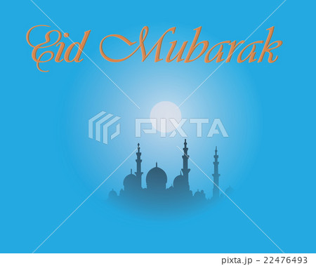 Creative greeting card design for holy month of 22476493