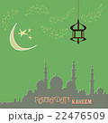 Creative greeting card design for holy month of 22476509