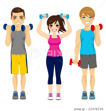 Fitness Dumbbell Group Fitness Dumbbell Group 22476526