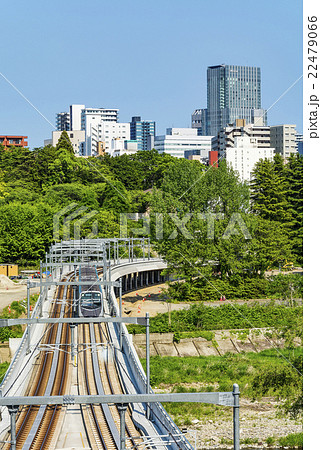 仙台市・新緑と仙台市地下鉄東西線 仙台市・新緑と仙台市地下鉄東西線 22479066