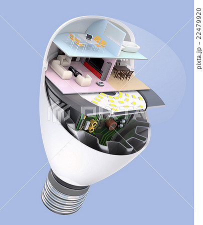 LED電球にあるくらしのコンセプトイメージ 22479920