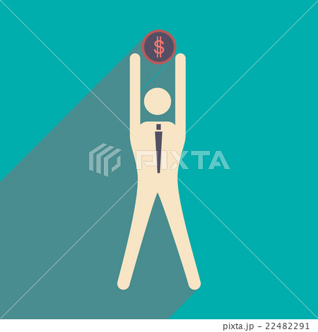 Flat design modern vector illustration icon Stick 22482291