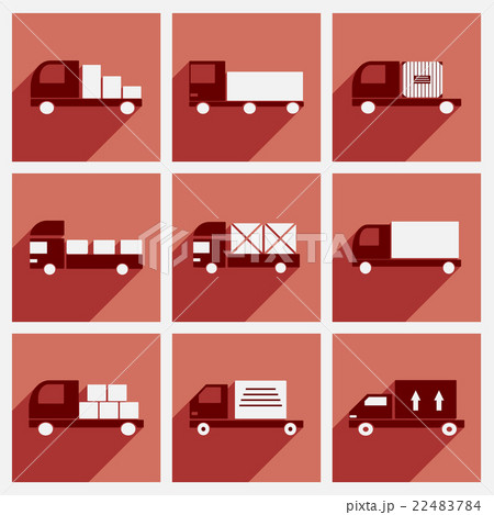 Flat with shadow concept and mobile application Flat with shadow concept and mobile application 22483784