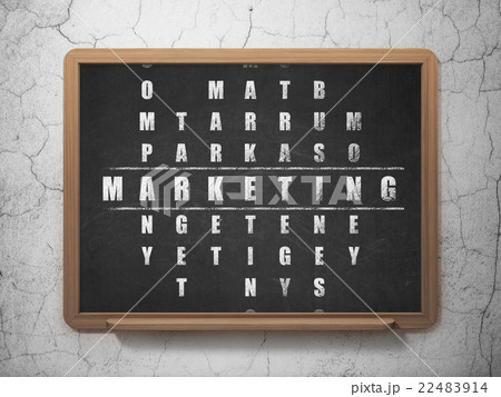 Marketing concept: Marketing in Crossword Puzzle 22483914