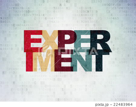 Science concept: Experiment on Digital Data Paper 22483964