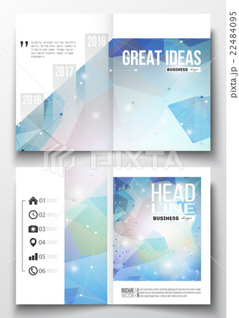 Set of business templates for brochure, magazine Set of business templates for brochure, magazine 22484095