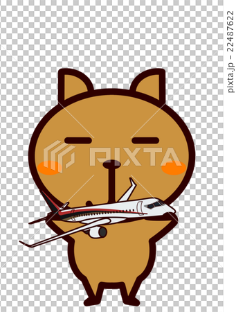 飛行機を持った動物シリーズ 22487622