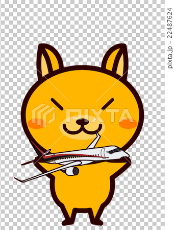 飛行機を持った動物シリーズ 飛行機を持った動物シリーズ 22487624