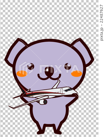 飛行機を持った動物シリーズ 22487627