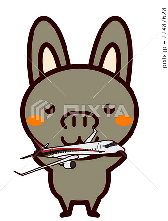飛行機を持った動物シリーズ 22487628