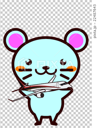 飛行機を持った動物シリーズ 22487643