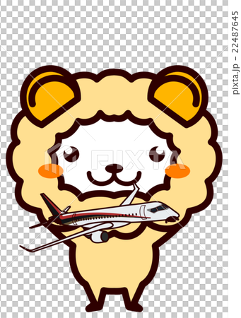 飛行機を持った動物シリーズ 22487645