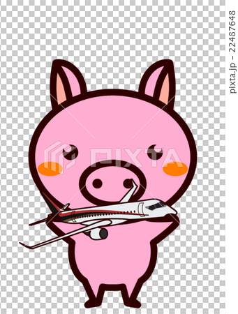 飛行機を持った動物シリーズ 22487648