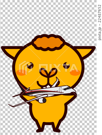 飛行機を持った動物シリーズ 22487652