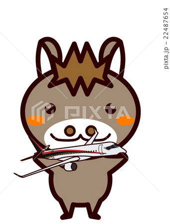 飛行機を持った動物シリーズ 22487654