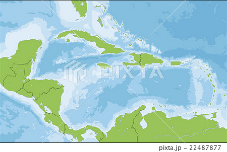 Map of Caribbean Map of Caribbean 22487877