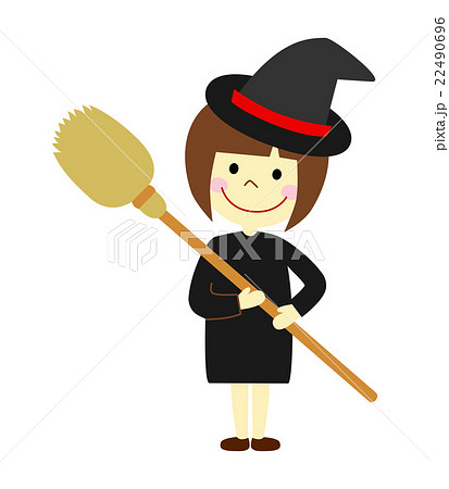 魔女の恰好をした女の子 魔女の恰好をした女の子 22490696