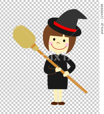 魔女の恰好をした女の子 魔女の恰好をした女の子 22490696