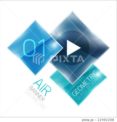 Multicolored squares with sample text 22492208