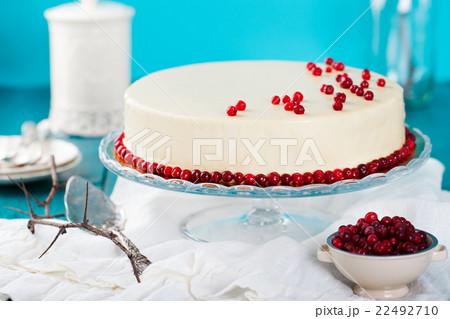 Cranberry, bilberry tart, mousse cake, cheesecake 22492710