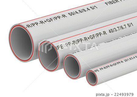 Composite Pipes, 3D rendering 22493979