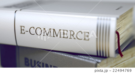 Book Title on the Spine - E-commerce. 22494769