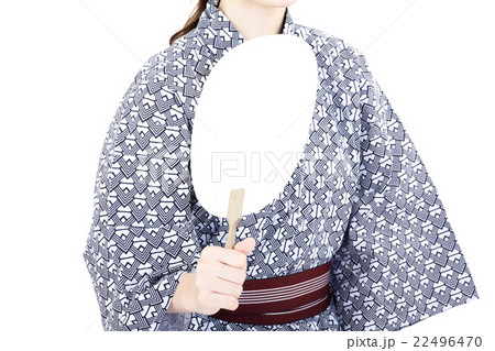 浴衣姿の女性 22496470