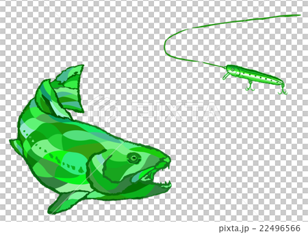 Green Iwana and Lure 22496566