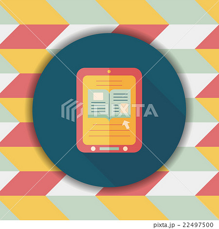e-learning flat icon with long shadow,eps10 e-learning flat icon with long shadow,eps10 22497500