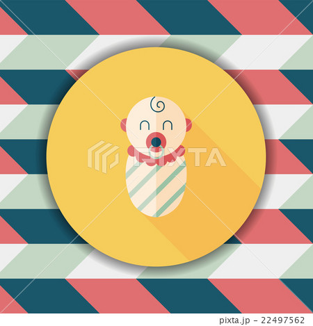 baby flat icon with long shadow,eps10 baby flat icon with long shadow,eps10 22497562