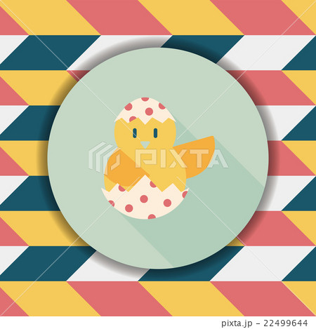 easter egg flat icon with long shadow,eps10 easter egg flat icon with long shadow,eps10 22499644