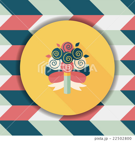 wedding flower bouquet flat icon with long shadow,eps10 wedding flower bouquet flat icon with long shadow,eps10 22502800