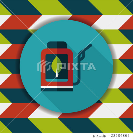 Environmental protection concept flat icon with long shadow,eps1 22504362