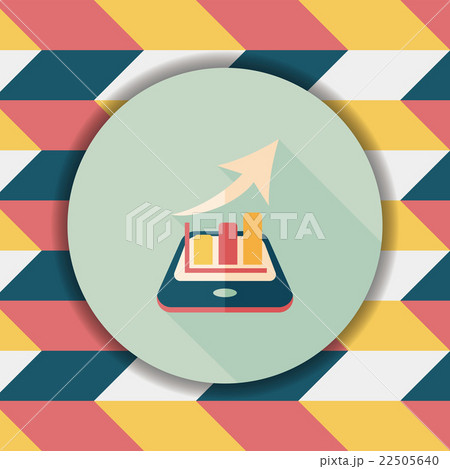business chart flat icon with long shadow,eps10 business chart flat icon with long shadow,eps10 22505640