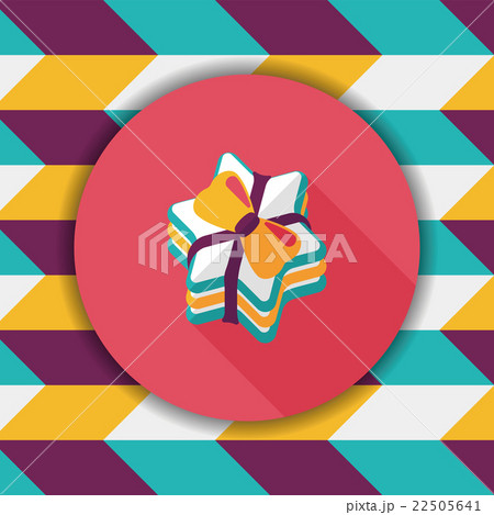 Gift flat icon with long shadow,eps10 22505641