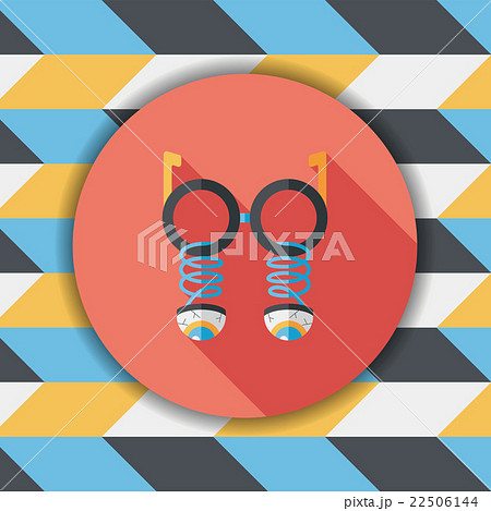 Halloween toy flat icon with long shadow,eps10 22506144