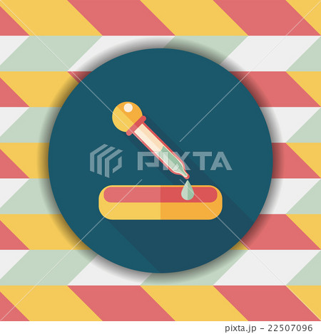 dropper flat icon with long shadow dropper flat icon with long shadow 22507096